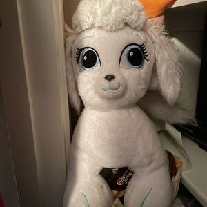 Build a Bear Disney Princess Palace White Plush Dog Toy